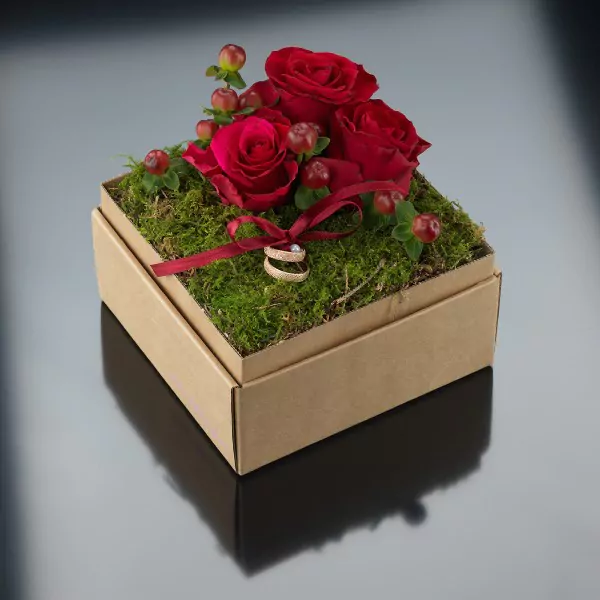 Ein besonderes Eheringetui: Die Loving Nature Flowerbox