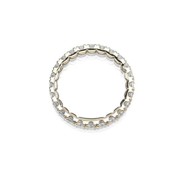 von ABLEITNER | Diamant-Rivière-Memoire-Ring | Infinity | 750/000 Roségold | 0,96 ct