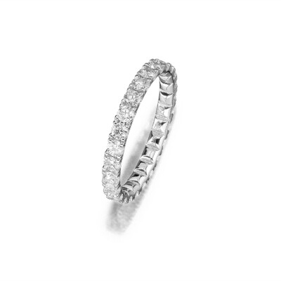 von ABLEITNER | Diamant-Rivière-Memoire-Ring | Infinity | 750/000 Weißgold | 1,29 ct