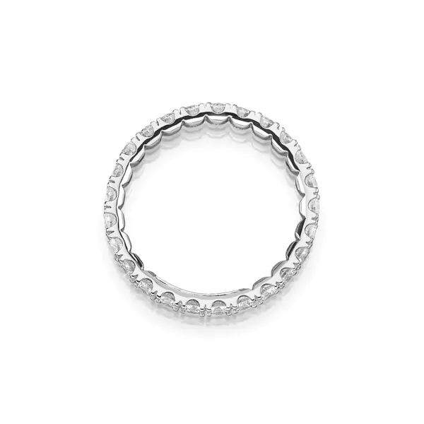 von ABLEITNER | Diamant-Rivière-Memoire-Ring | Infinity | 750/000 Weißgold | 1,29 ct